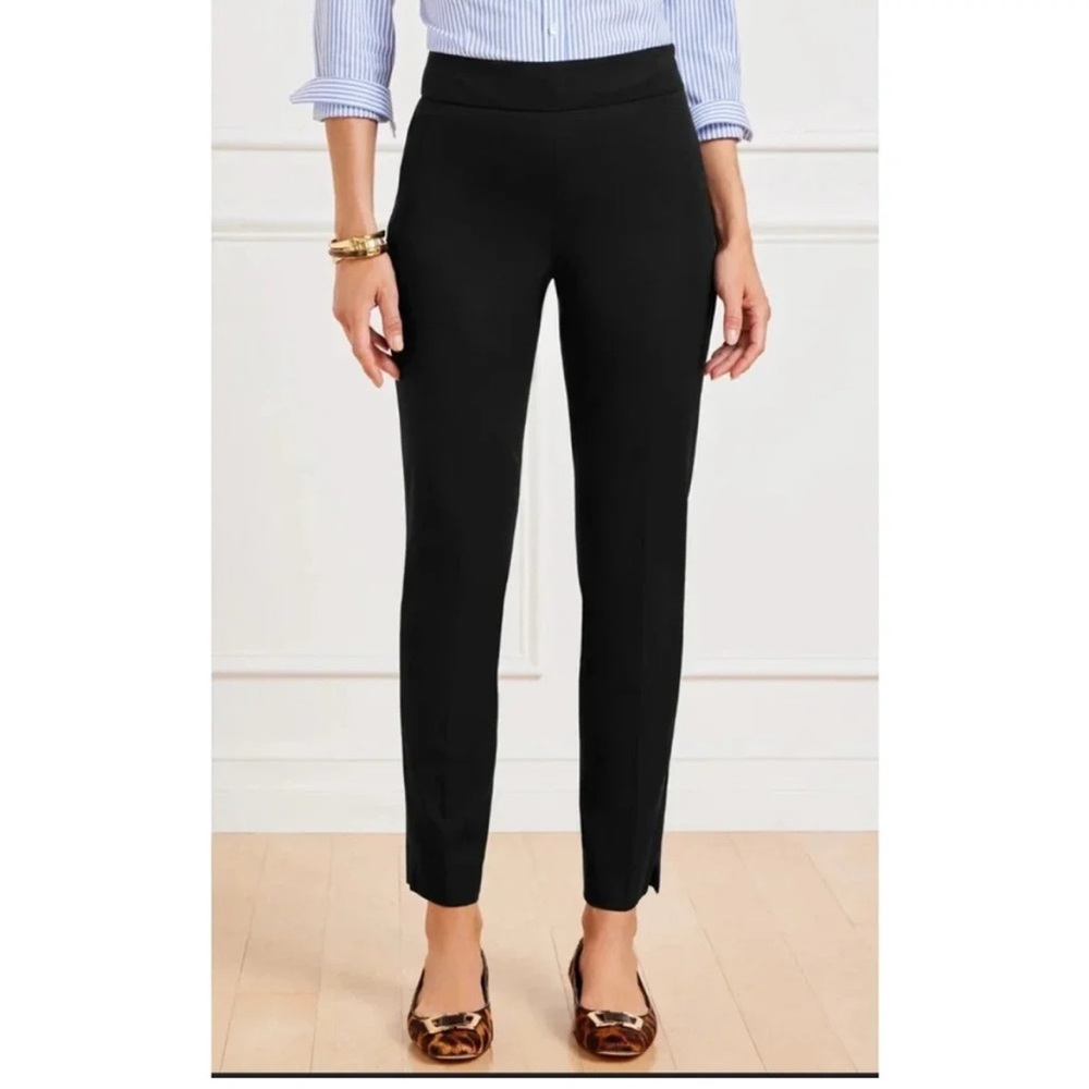 Women's Talbots Black Skinny Ankle Pants Size 6 TALBOTS CHATHAM SLIM ANKLE PANTS